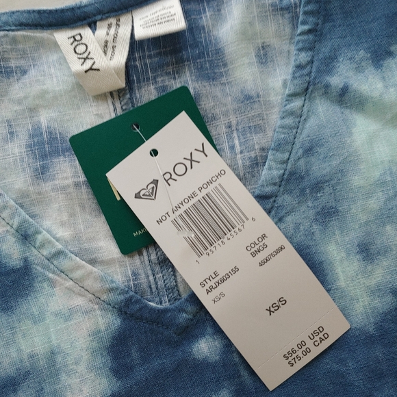 ROXY NEW Not Anyone Poncho Cover-Up - Picture 10 of 13